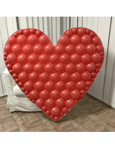Generic Ballon Coeur Rouge à helium aluminium, valentine day, Love à prix  pas cher