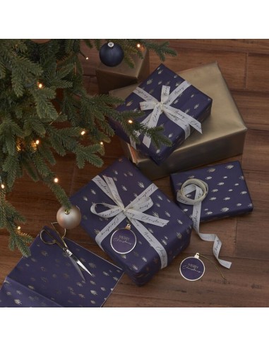 Papier d'Emballage de Cadeaux de Noël, Feuille de Canne à Sucre