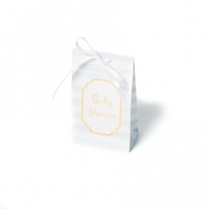 pochette bleu et blanche