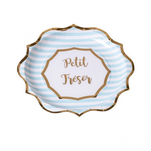 assiette baby shower petit tresor