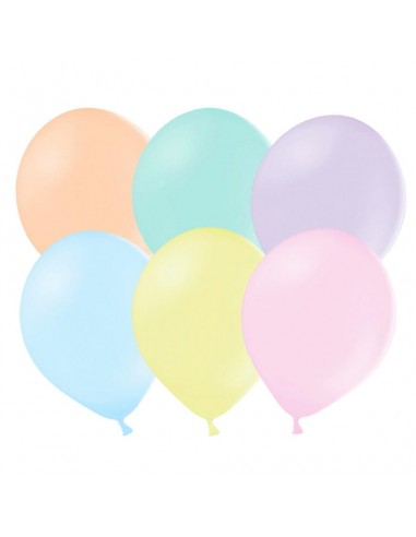 ballon baudruche pastel