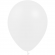 25 Mini-ballons blancs métallisés 13 cm