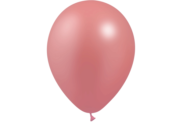 Lot de 40 petits ballons rose et rose gold - 13 cm