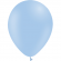 25 Mini-ballons Bleu pastel 13 cm