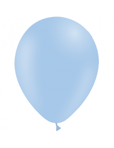 Mini-ballons Bleu pastel 13 cm