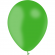25 Mini-ballons Vert 13 cm