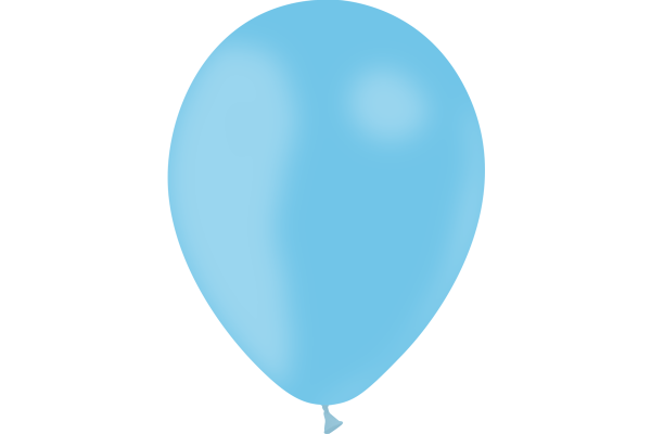 mini-ballons bleu ciel
