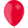 25 Mini-ballons Rouge 13 cm