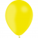 25 Mini-ballons Jaune citron 13 cm