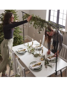 25 Confettis De Table Noel en Bois - Les Bambetises