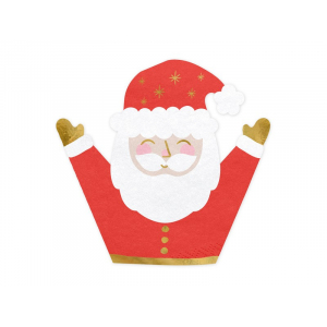 serviettes pere noel