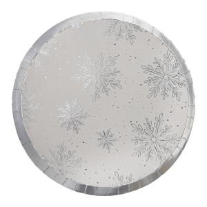 assiette en flocon de neige