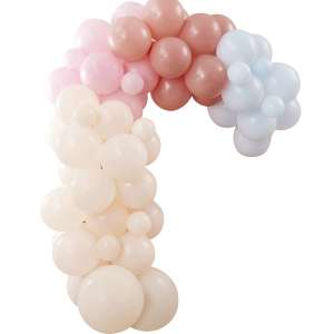 arche de ballons pastels