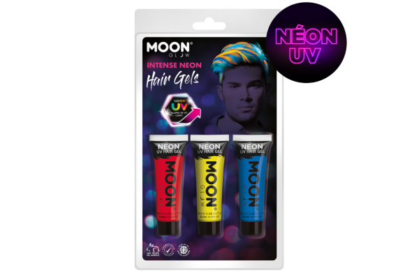 tubes gel cheveux fluo
