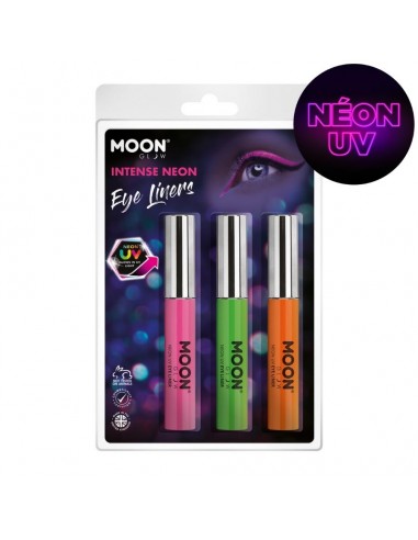 Set de 3 Eye Liners fluo Néon UV -...