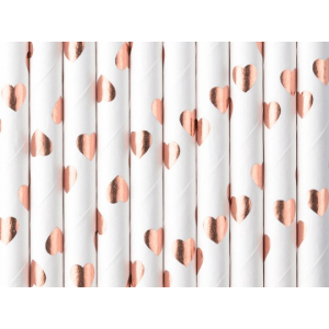 pailles blanches coeurs 2