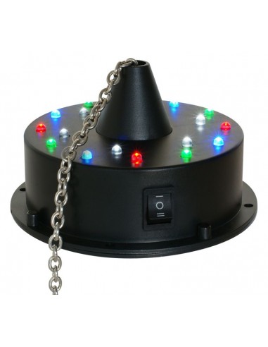 Boule à facettes à LED avec moteur - Diamètre 20 cm - Multicolore
