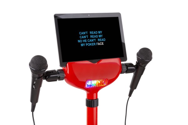 Auna Micro Karaoke avec 1 Microphones, Ecran 5”, Lecteur CD Karaoké Complet  Enfant, Adulte, Micro Enfant pour Chanter Fille et Garcon, Micro sans Fil  Bluetooth, Sono Enceinte Micro Chant Lumières LED 