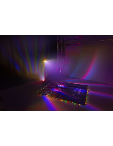 Micro karaoké avec éclairage RGB, rose KMD55P