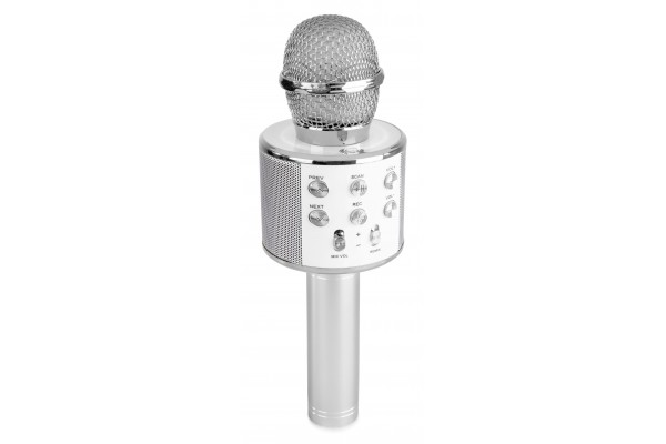 The voice - micro karaoké sans fil avec enceinte bluetooth intégrée - avec  effets lumineux et fonction changement de voix LEXMIC260TV - Conforama