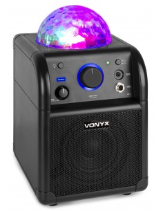 Micro karaoké avec éclairage RGB, blanc KMD55W
