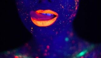 Mascara Fluo, Maquillage Fluorescent - Couleur de Nuit