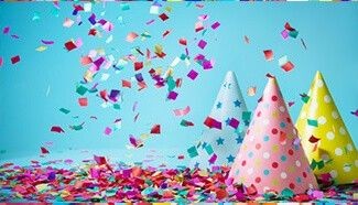 Lot De 4 Canons à Confettis 30 Cm – Confettis Multicolores Biodégradables En Papier, Pour Mariage, Anniversaire, Fête, Carnaval, Sans Produit Chimique