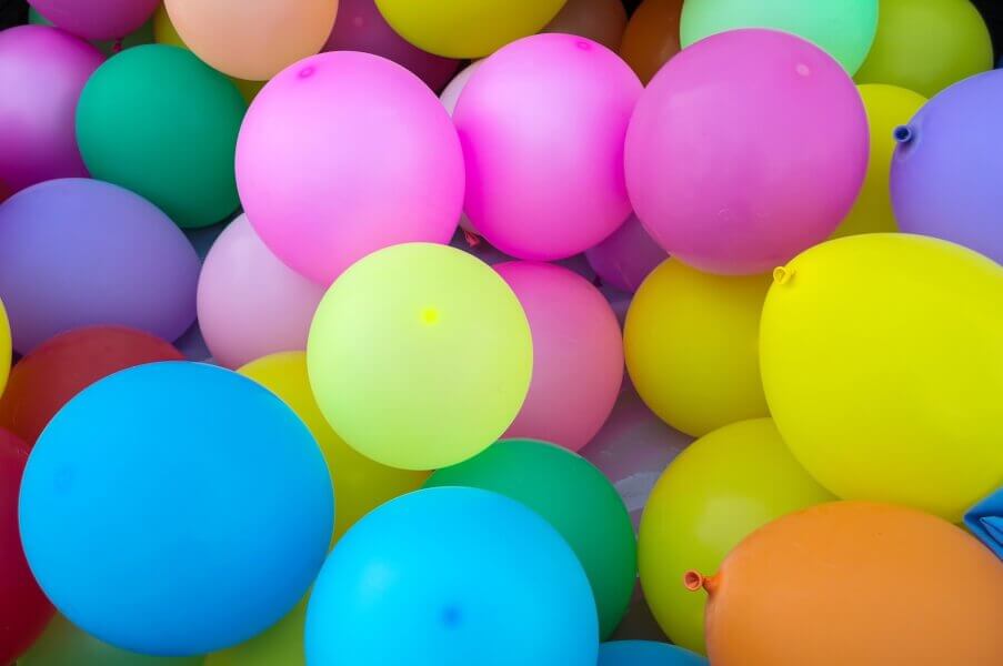 Ballons colorés