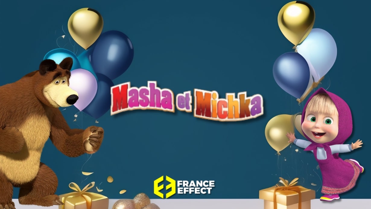 Ballon Masha Et Michka - Décorations De Ballons 