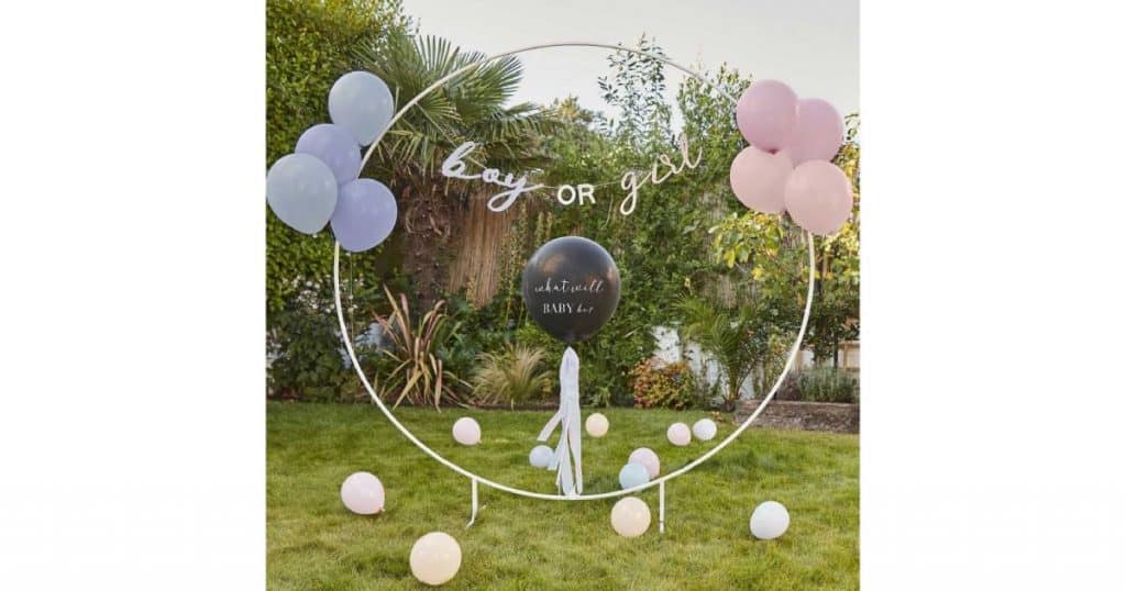 Kit Gender Reveal (révélation) - Ballons, confettis & guirlande