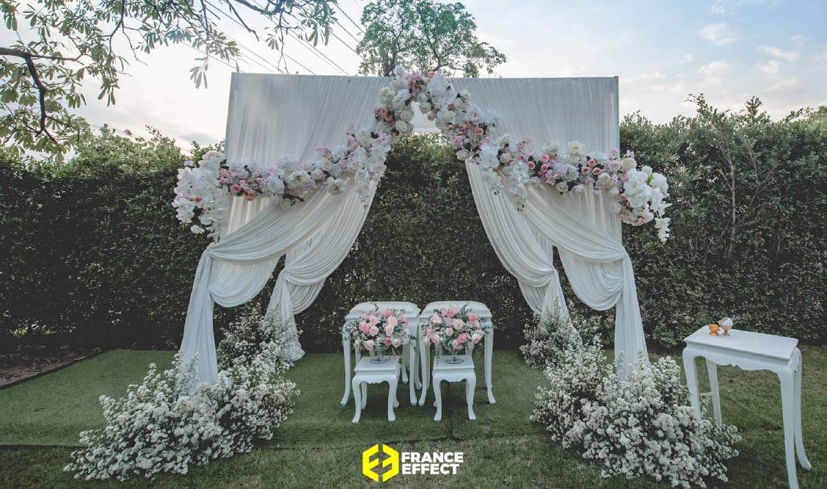 Comment décorer une arche de mariage ? - Blog Tendance Boutik