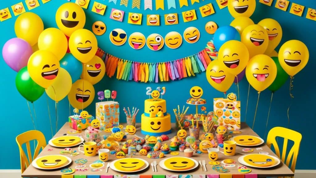 anniversaire thème Smiley & Emojis