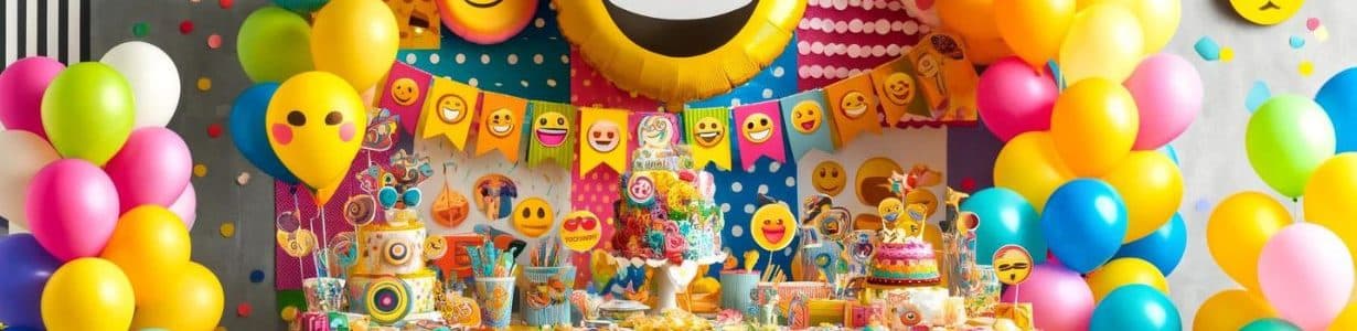 anniversaire thème Smiley & Emojis